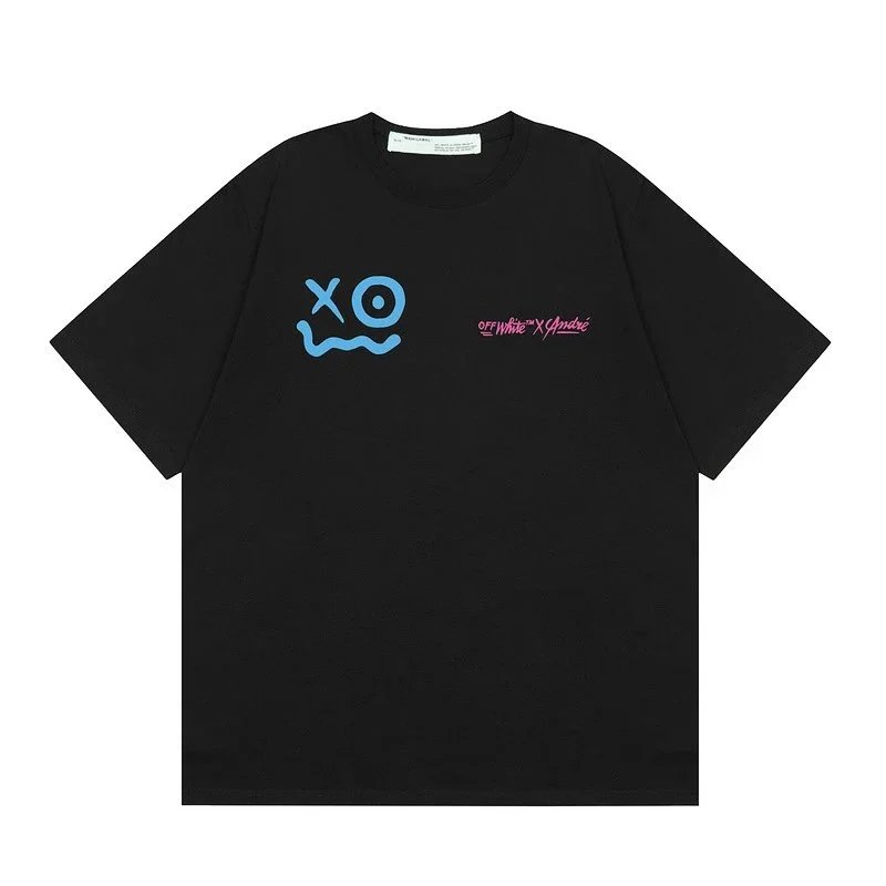 Off-White T-Shirts Graphic Print — F59 black