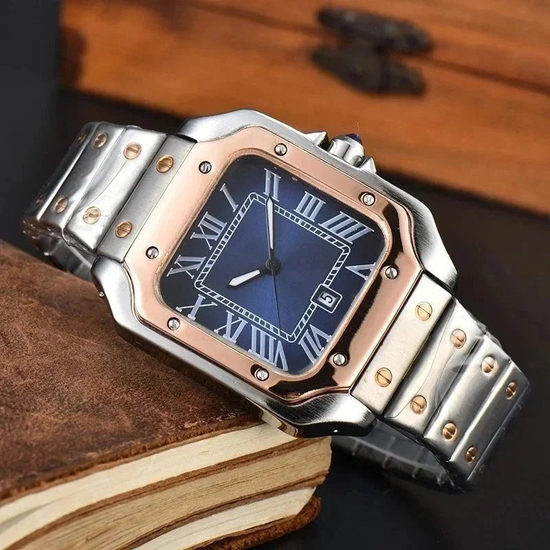 Cartier Watches Santos de square Roman-numeral watch — 18