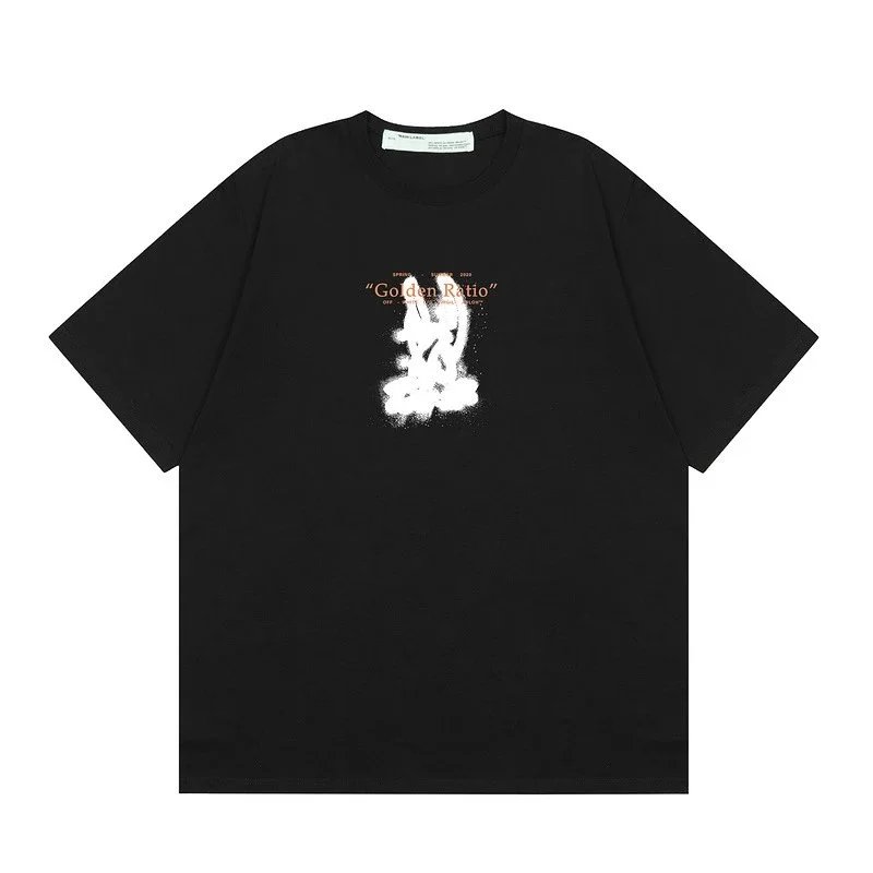 Off-White T-Shirts Graphic Print — F50 black