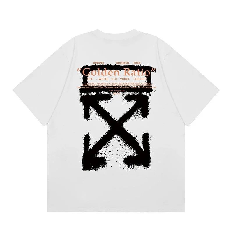 Off-White T-Shirts Graphic Print — F50 white
