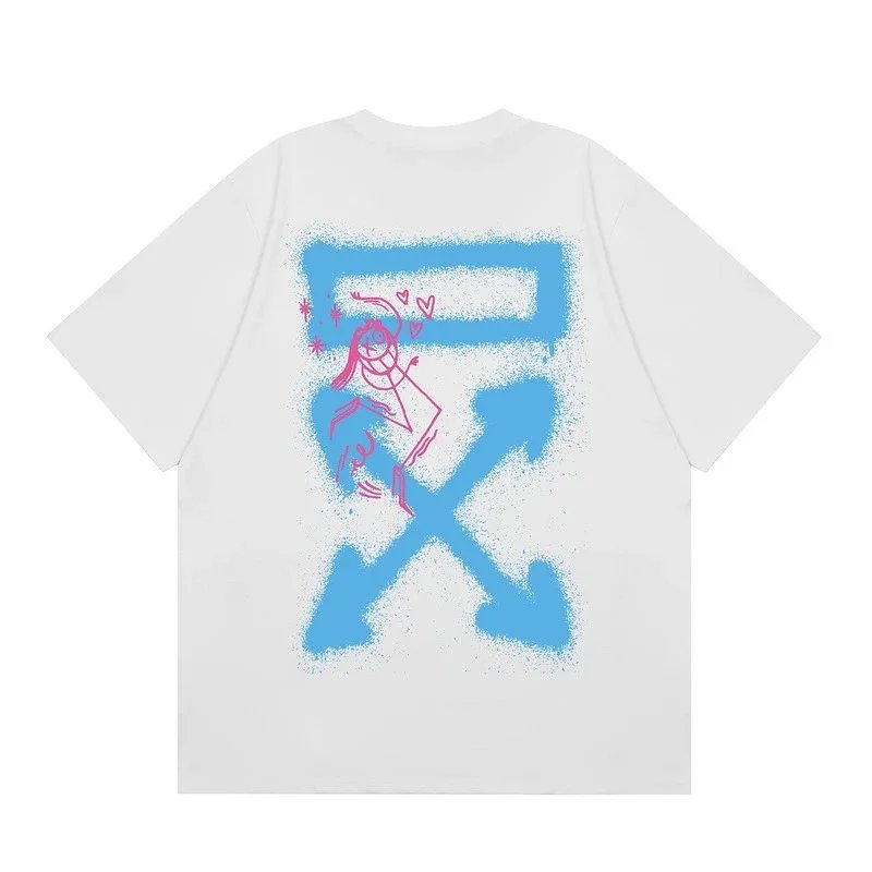 Off-White T-Shirts Graphic Print — F59 white