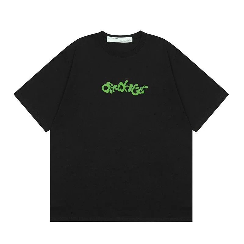 Off-White T-Shirts Graphic Print — F53 black