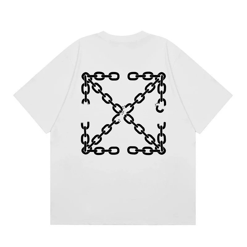Off-White T-Shirts Graphic Print — F58 white