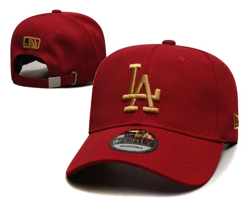 New Era Hats 9FORTY Adjustable LA Logo Baseball Cap image 7
