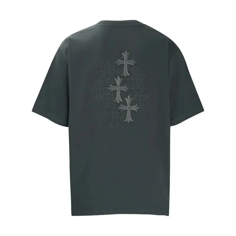 Chrome Hearts T-Shirts Short-Sleeve T-Shirt with Cross Graphic Print image 5