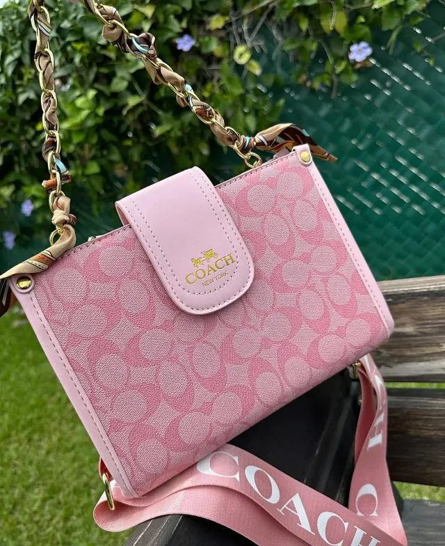 Coach Crossbody Bags Signature C Print Zip-Top Bag product detail image 6