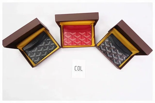 Goyard Wallets & Card Holders Chevron Canvas Holder product detail image 4