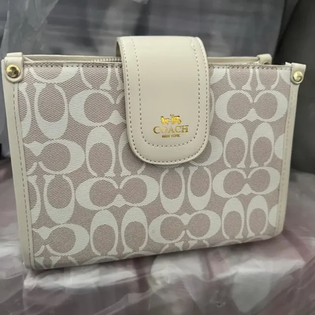 Coach Crossbody Bags Signature C Print Zip-Top Bag product detail image 10