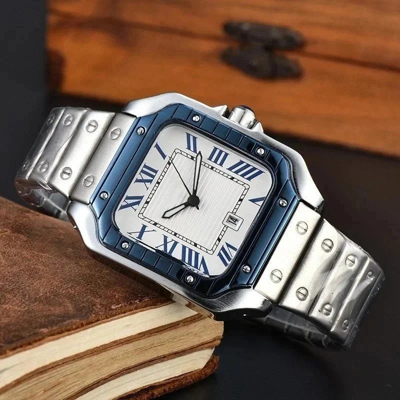 Cartier Watches Santos de square Roman-numeral watch image 3