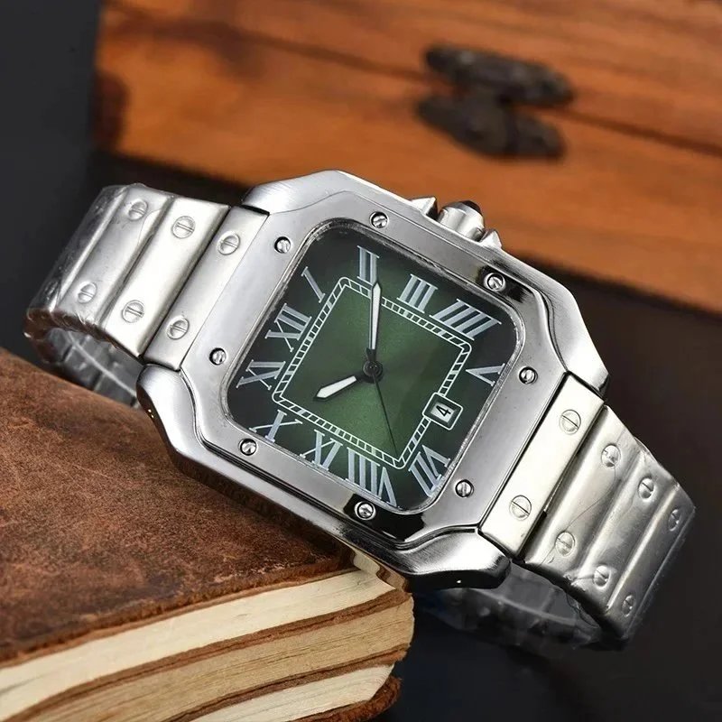Cartier Watches Santos de square Roman-numeral watch — 23