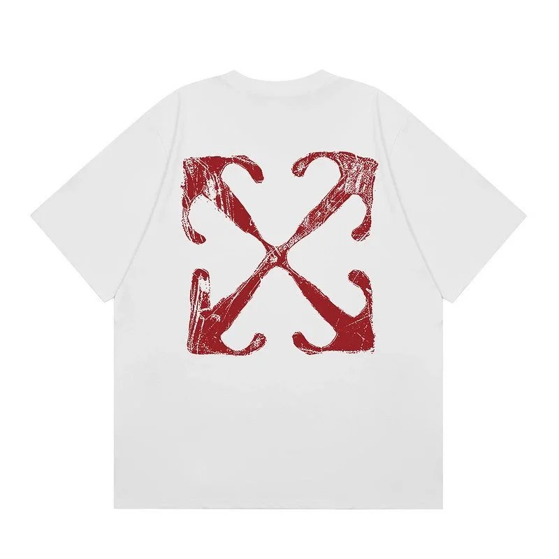 Off-White T-Shirts Graphic Print — F57 white