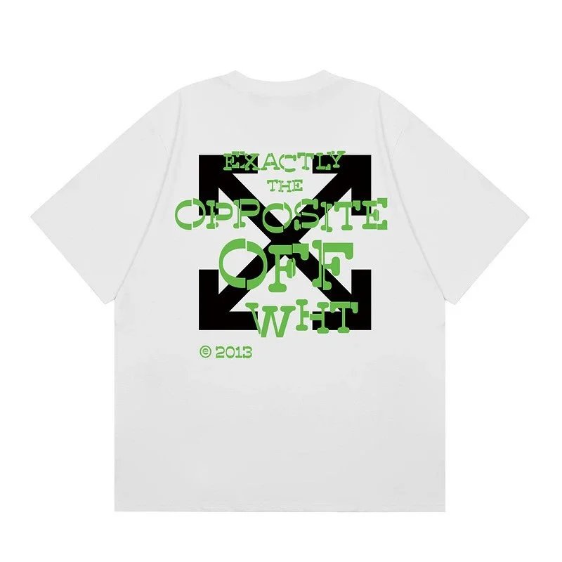 Off-White T-Shirts Graphic Print — F53 white