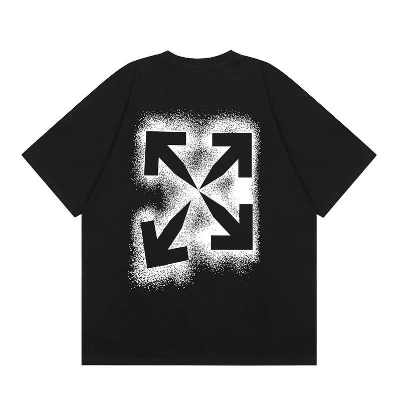 Off-White T-Shirts Graphic Print — F51 black
