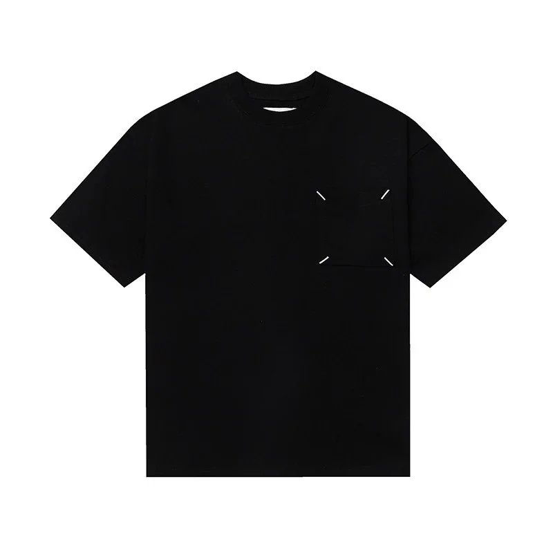 Maison Margiela T-Shirts Crew Neck Graphic — 619 Black
