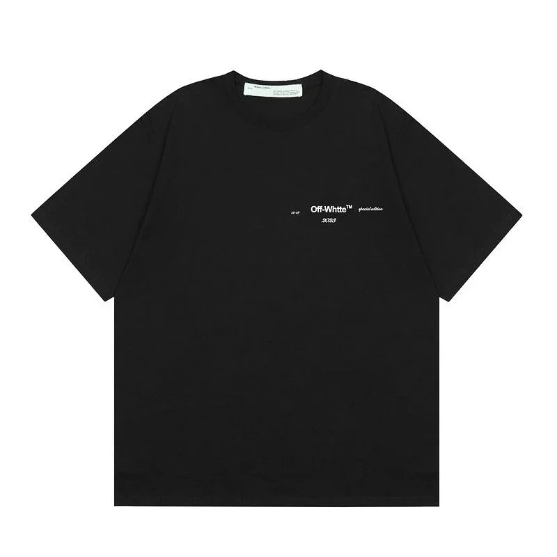 Off-White T-Shirts Graphic Print — F41 black