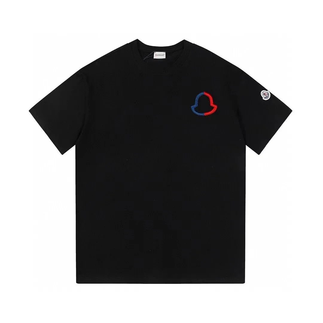 Moncler T-Shirts Logo-Print Crewneck T-Shirt — 812 black