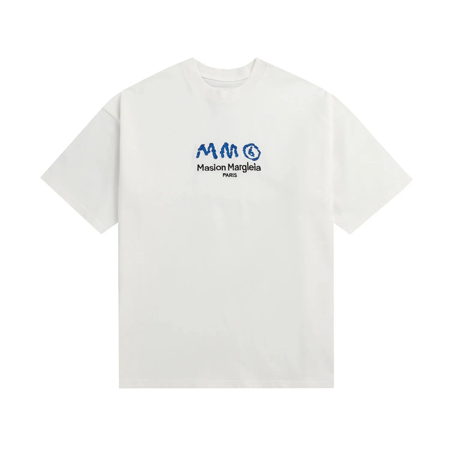 Maison Margiela T-Shirts Crew Neck Graphic — 612 White