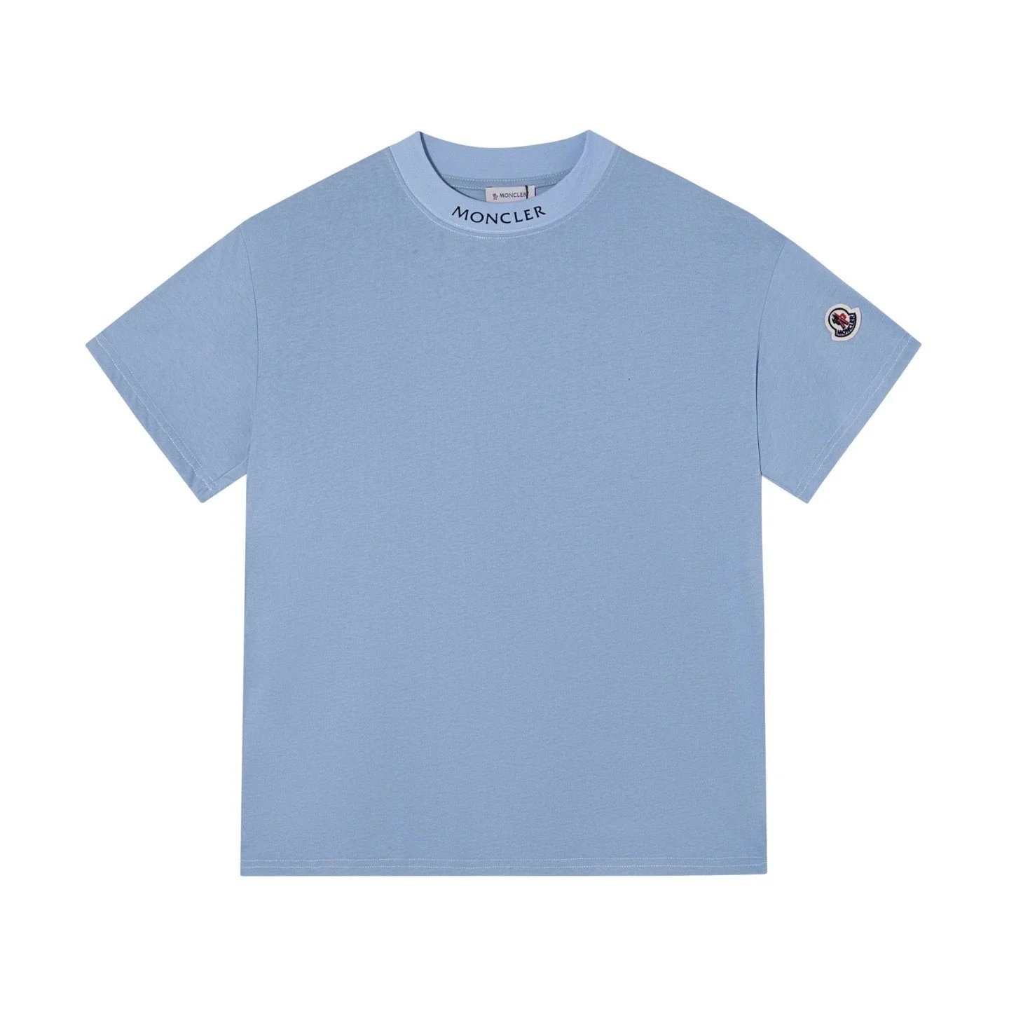 Moncler T-Shirts Logo-Print Crewneck T-Shirt — 830 Days of Blue Sky