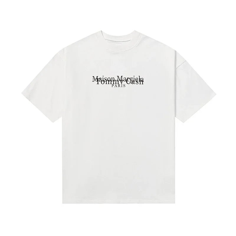 Maison Margiela T-Shirts Crew Neck Graphic — 610 white