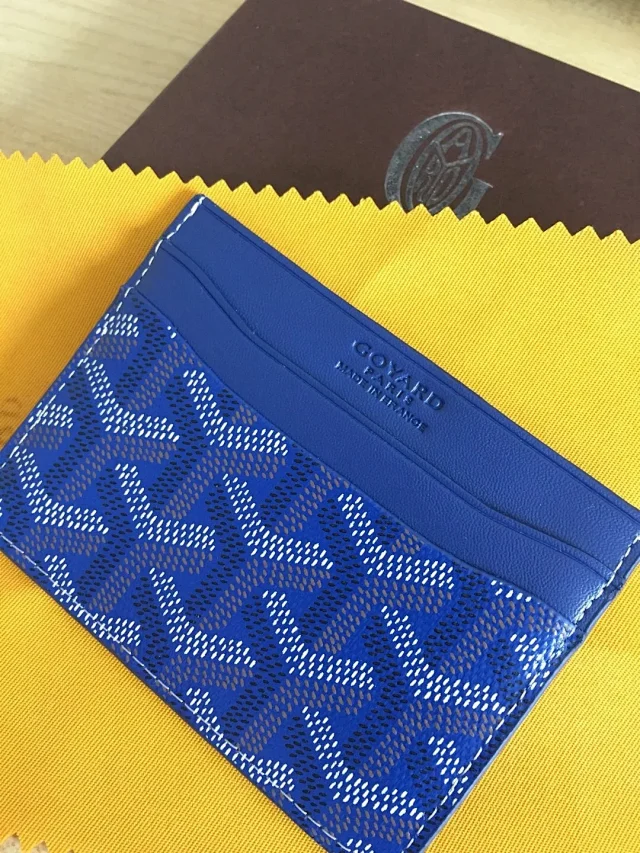 Goyard Wallets & Card Holders Chevron Canvas Holder product detail image 5