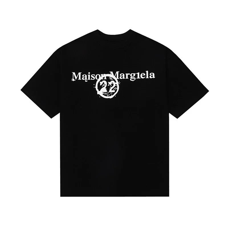 Maison Margiela T-Shirts Crew Neck Graphic — 620 black