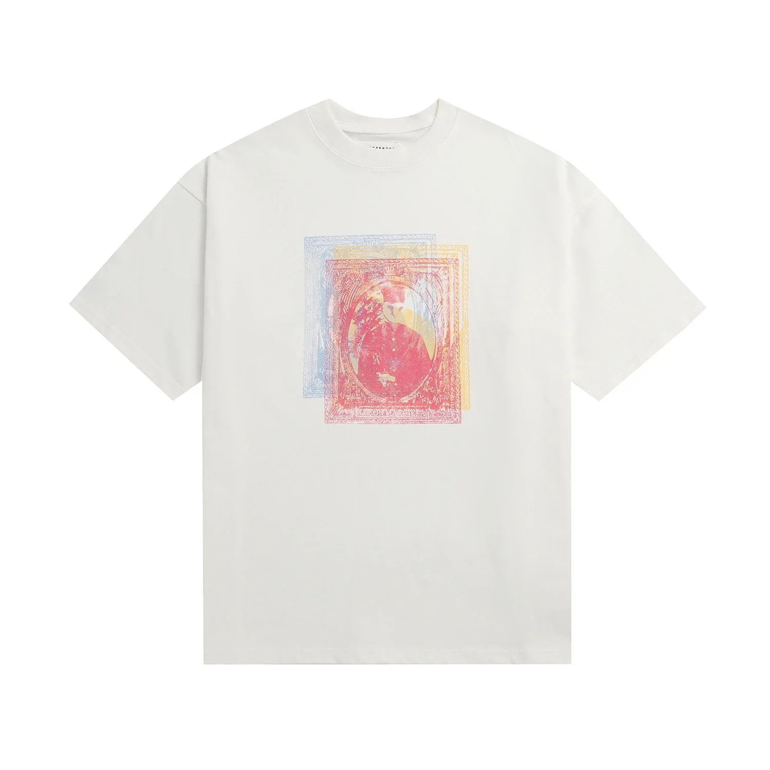 Maison Margiela T-Shirts Crew Neck Graphic — 623 white