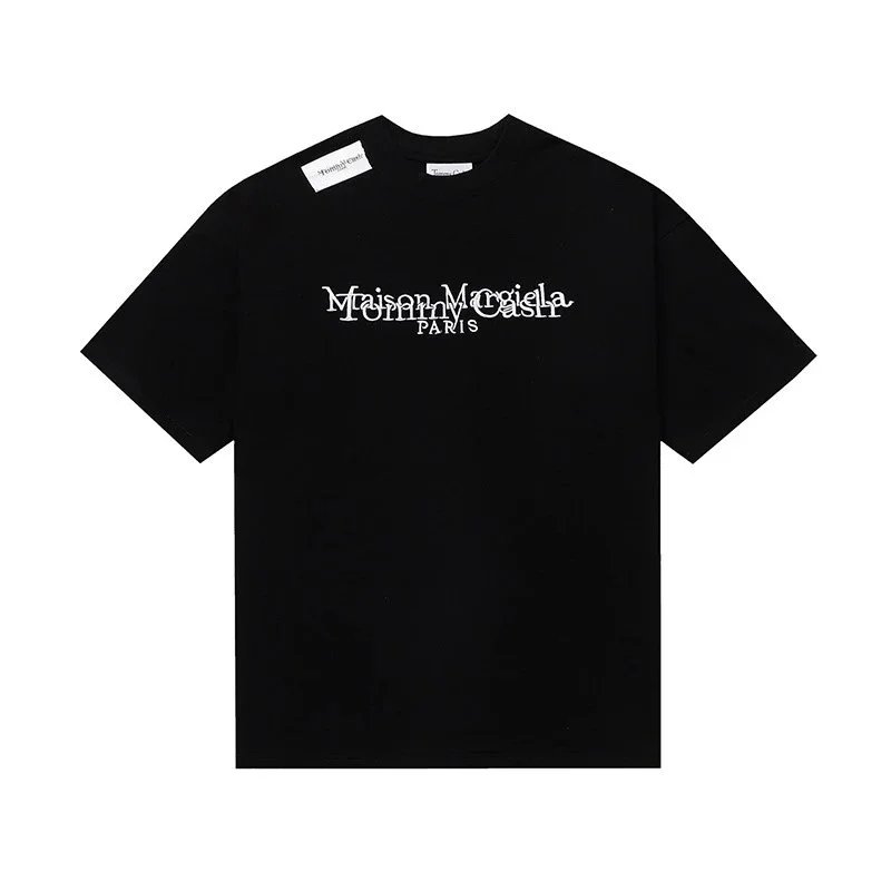 Maison Margiela T-Shirts Crew Neck Graphic — 621 black