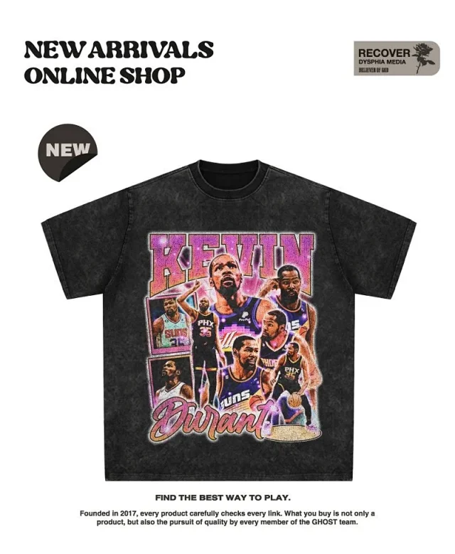 Unbranded T-Shirts Kevin Durant graphic crewneck product detail image 1