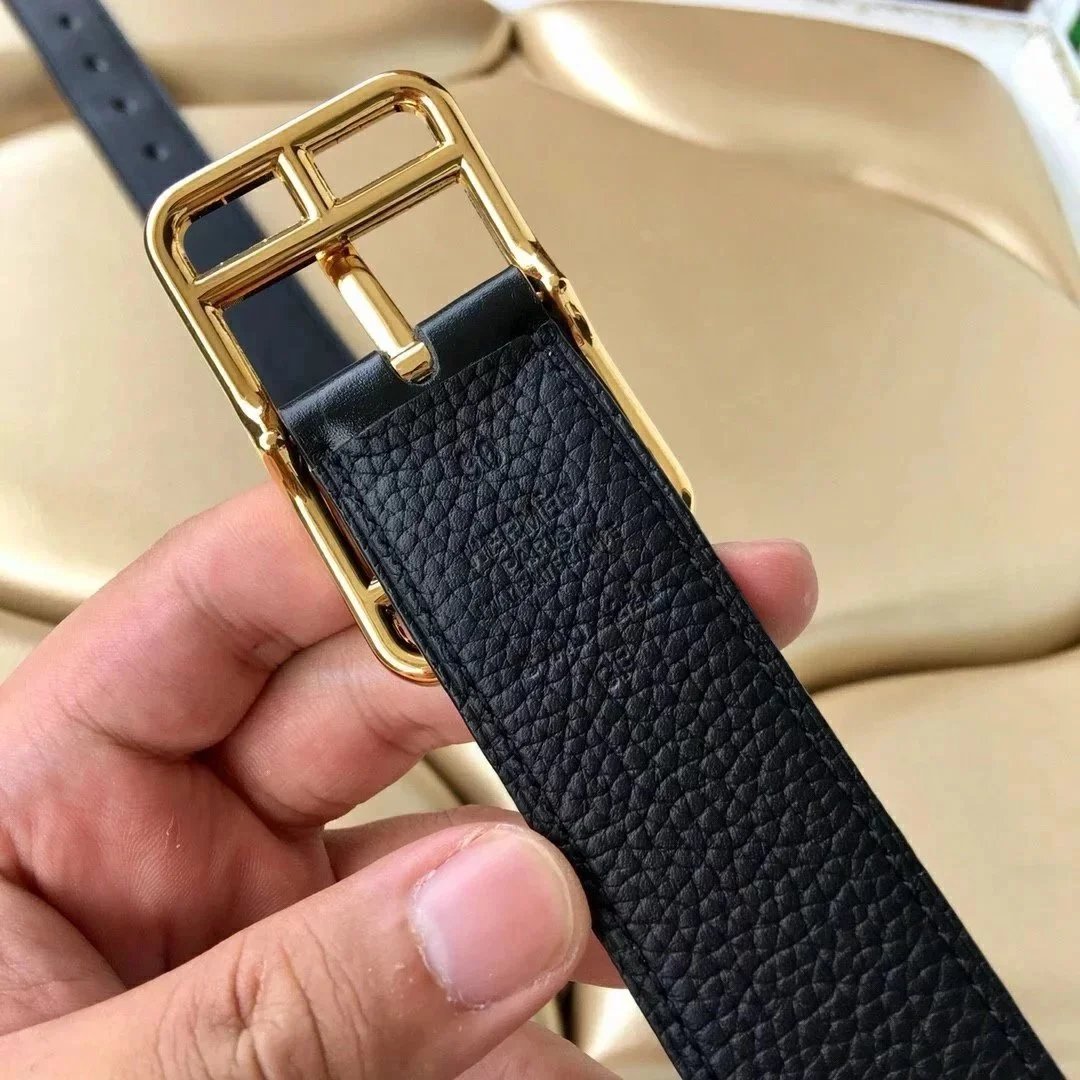 Unbranded Belts Pebbled Leather Pin Buckle Belt image 15