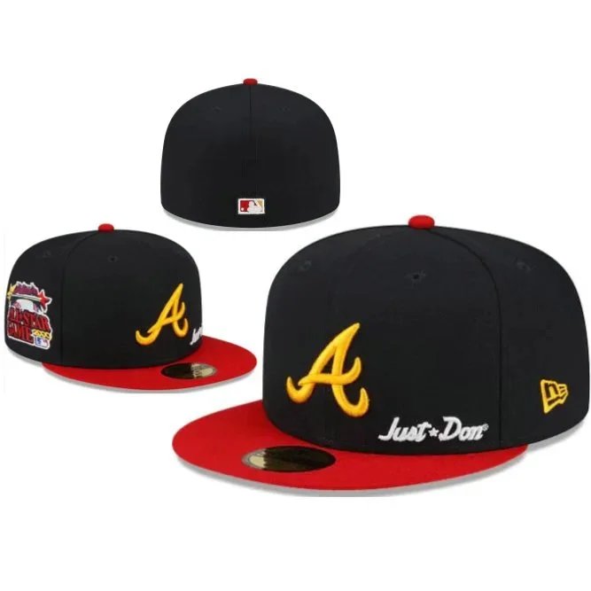 New Era Hats 59FIFTY Atlanta Braves flat-brim fitted cap image 9
