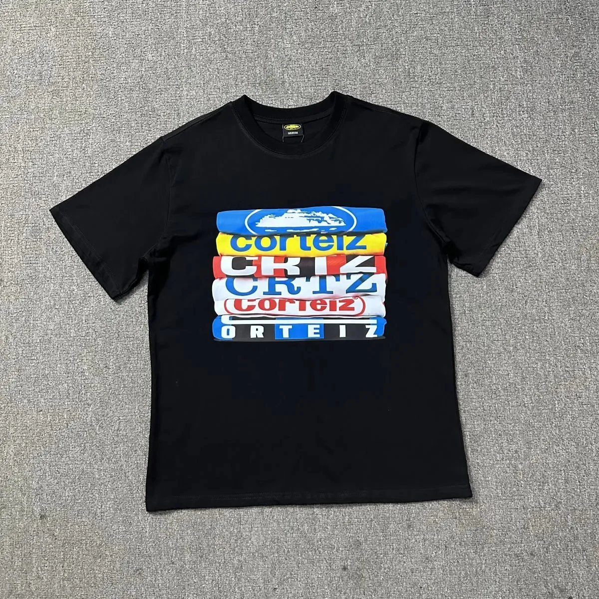 Corteiz T-Shirts Graphic Print — 3135 (black)