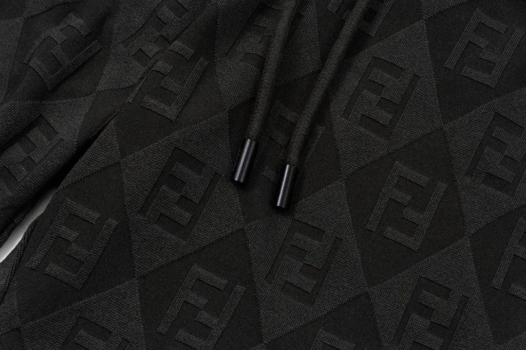 Fendi Shorts FF Jacquard Drawstring image 3