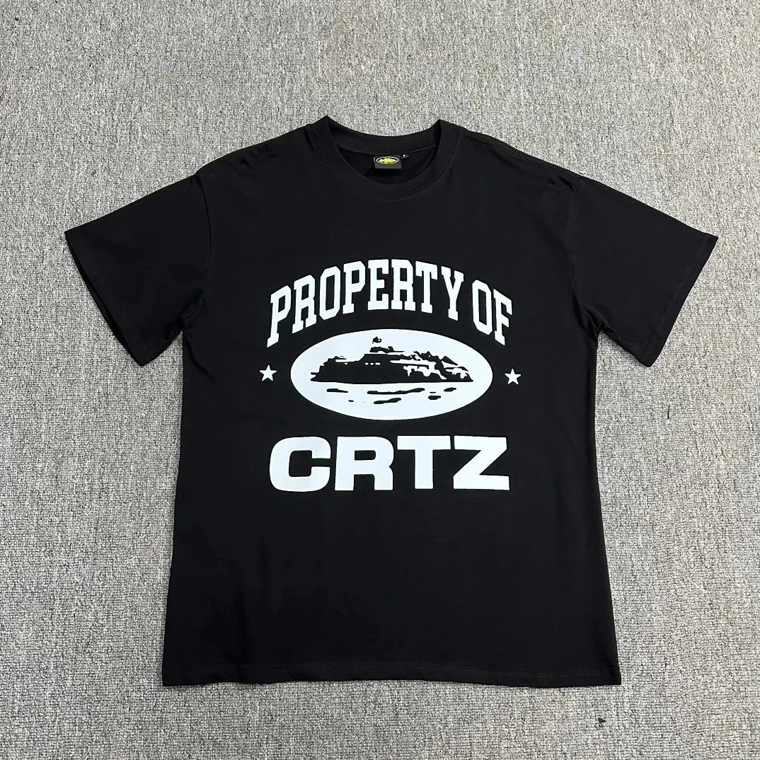 Corteiz T-Shirts Graphic Print — 3113 (Black)