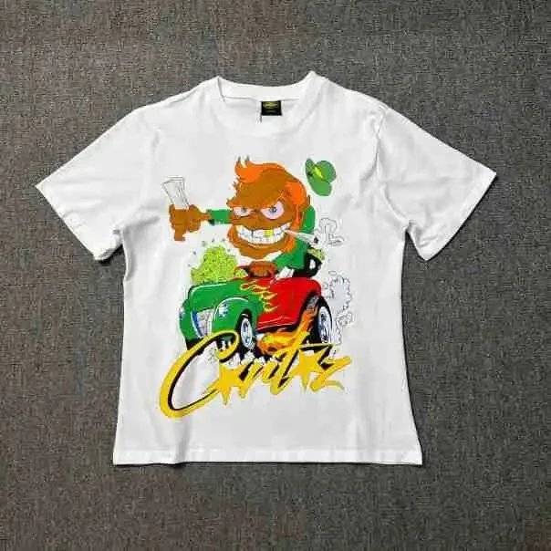 Corteiz T-Shirts Graphic Print — Style D (White)