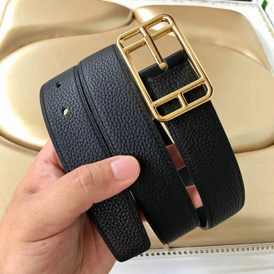 Unbranded Belts Pebbled Leather Pin Buckle Belt image 13