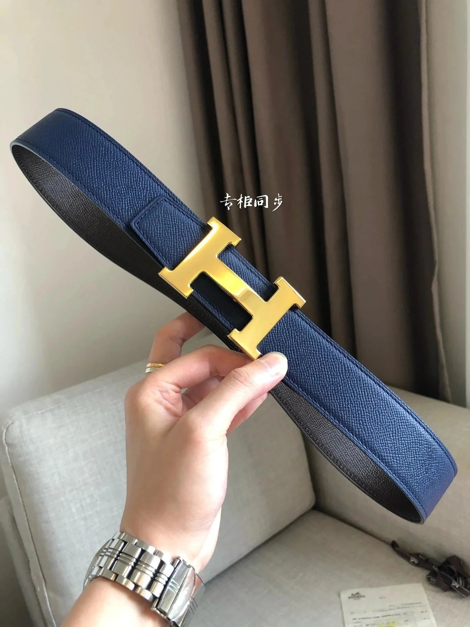 Hermès Belts 38 mm Reversible Leather H-Buckle Belt image 13