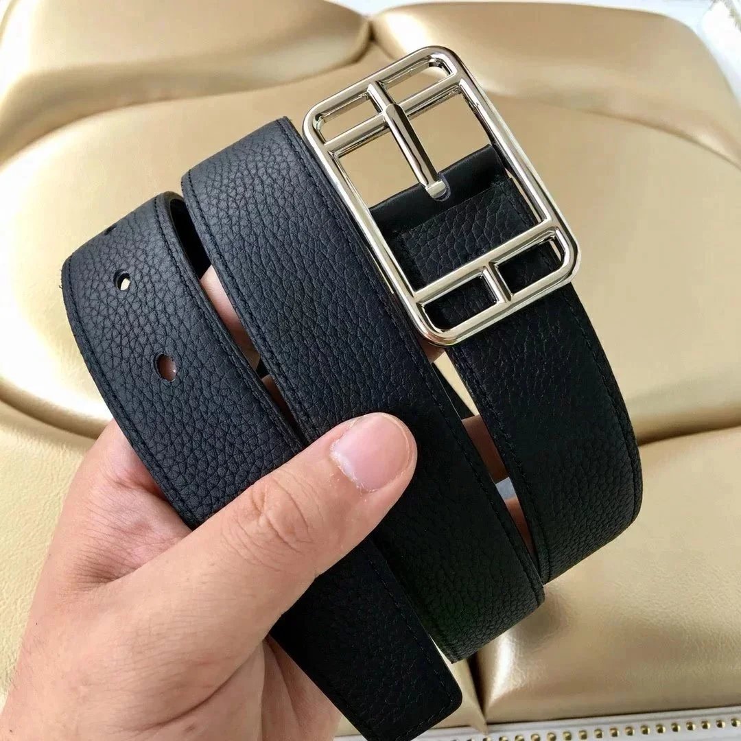 Unbranded Belts Pebbled Leather Pin Buckle Belt image 9