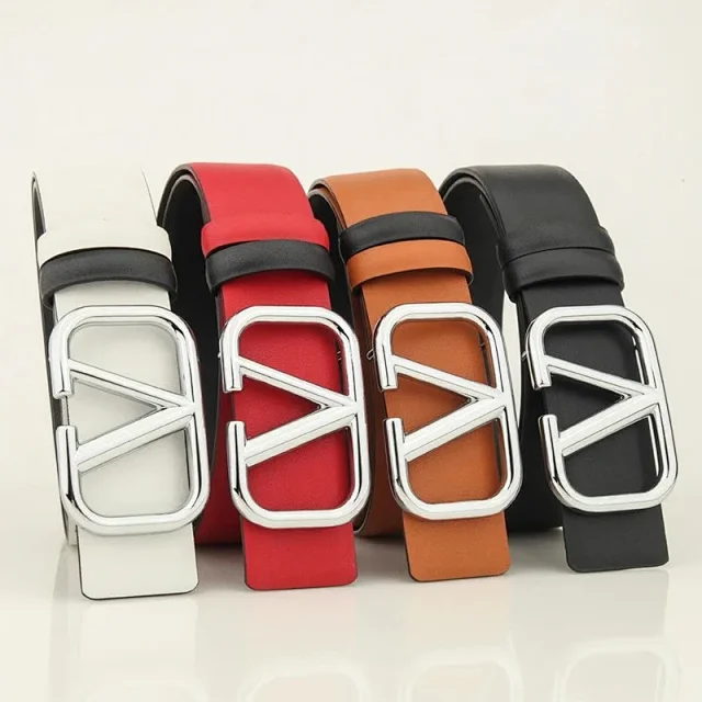 Valentino Belts V-logo buckle belt product detail image 2