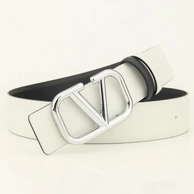 Valentino Belts V-logo buckle belt product detail image 8