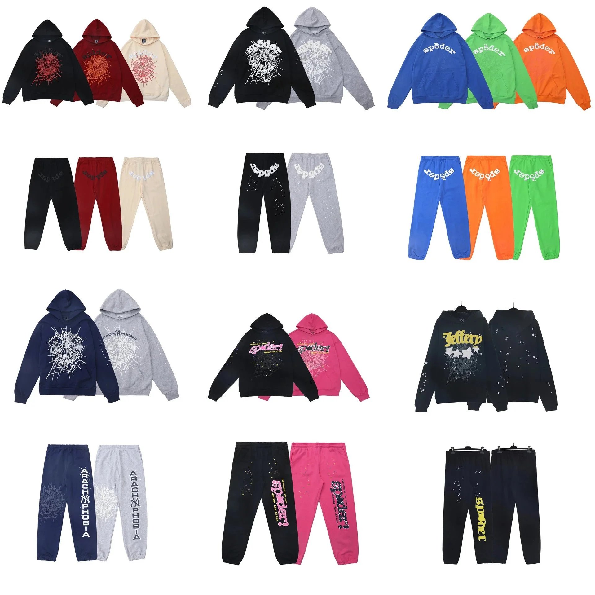 Sp5der Young Thug Hoodie Pink Sweatshirt