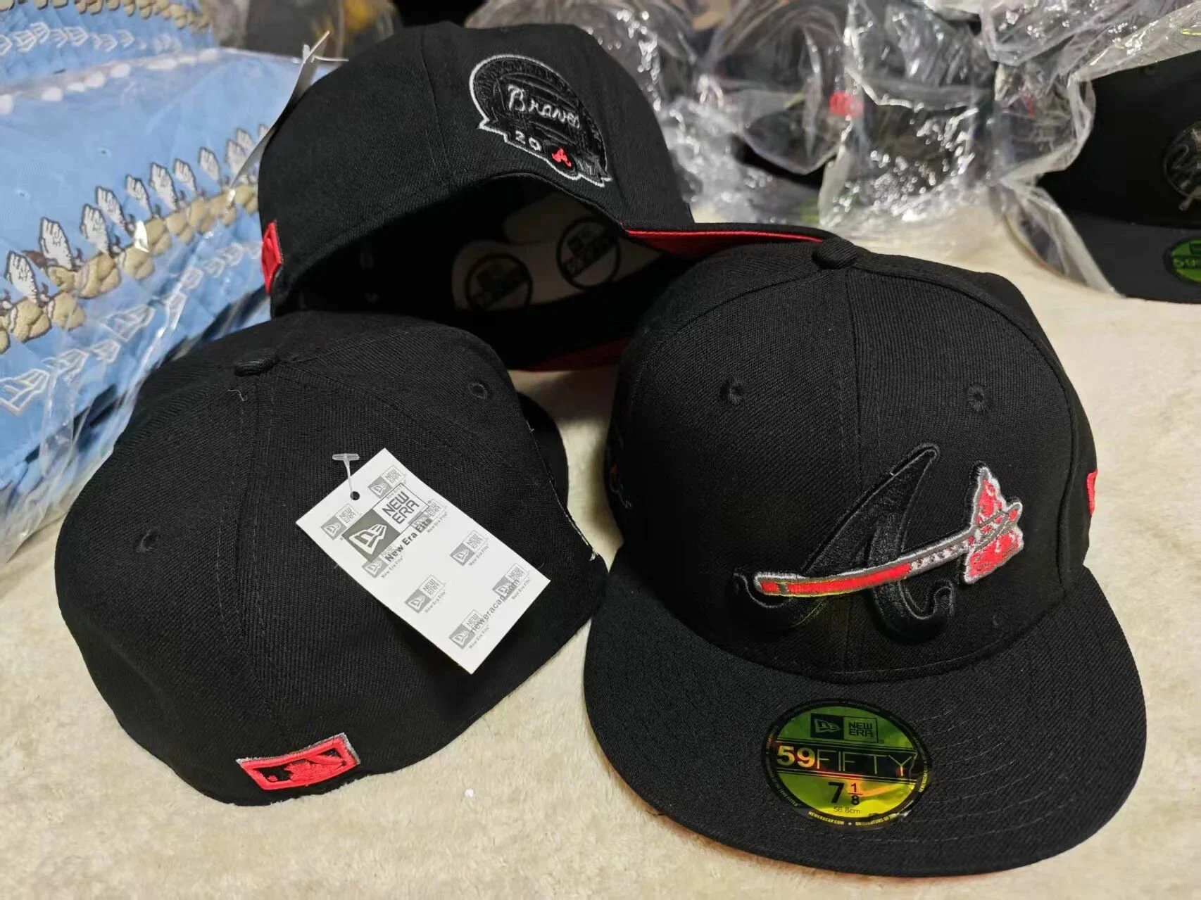 New Era Hats 59FIFTY Atlanta Braves fitted flat-brim cap — Figure 20