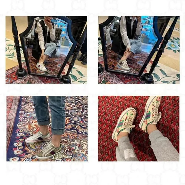 Gucci Sneakers Low-Top Canvas Web-Stripe product detail image 2
