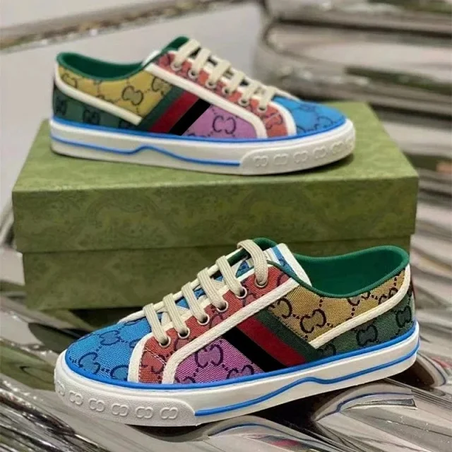 Gucci Sneakers Low-Top Canvas Web-Stripe product detail image 9