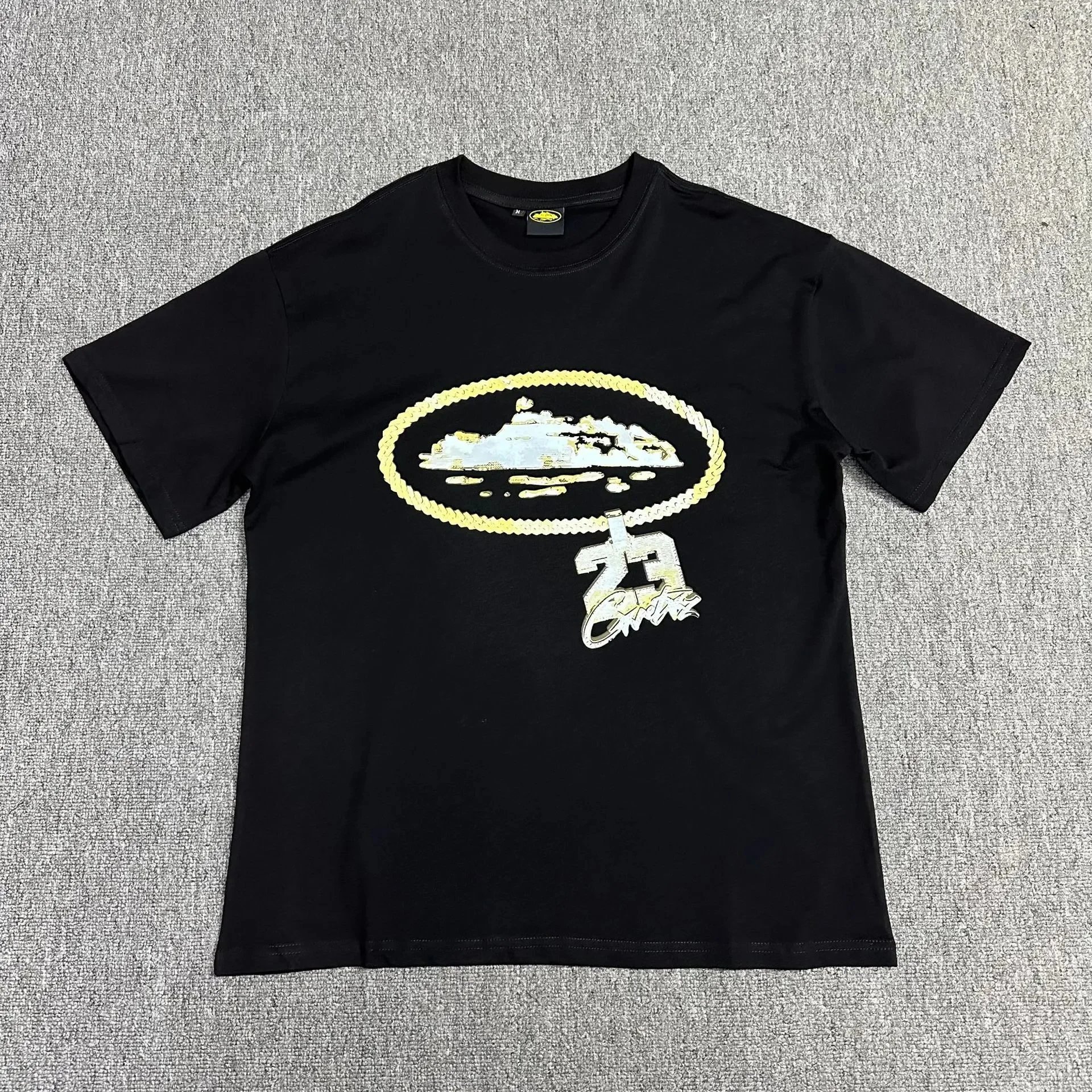 Corteiz T-Shirts Graphic Print — 3110 (Black)