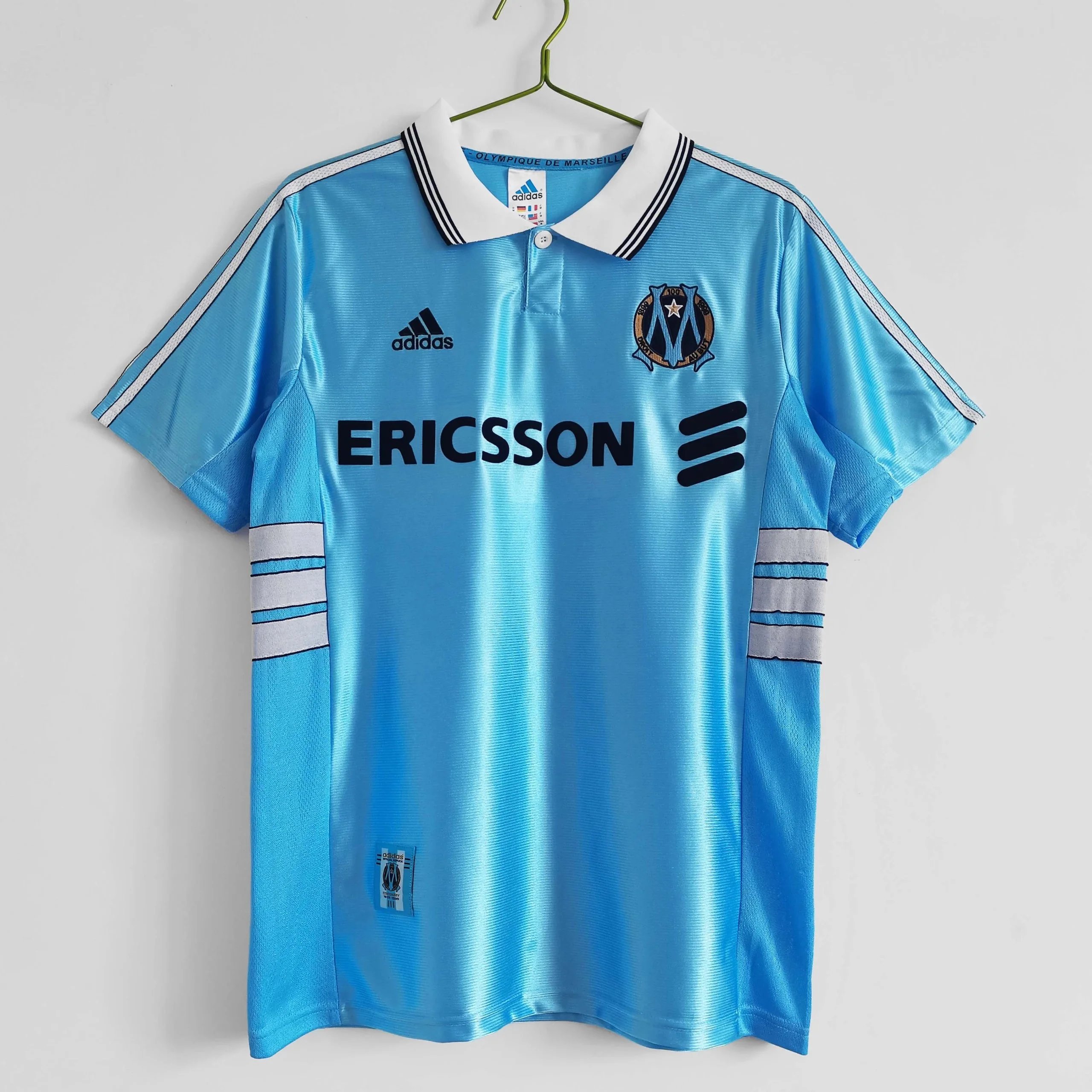 Adidas Football Jerseys Olympique de Marseille retro jersey designs image 4