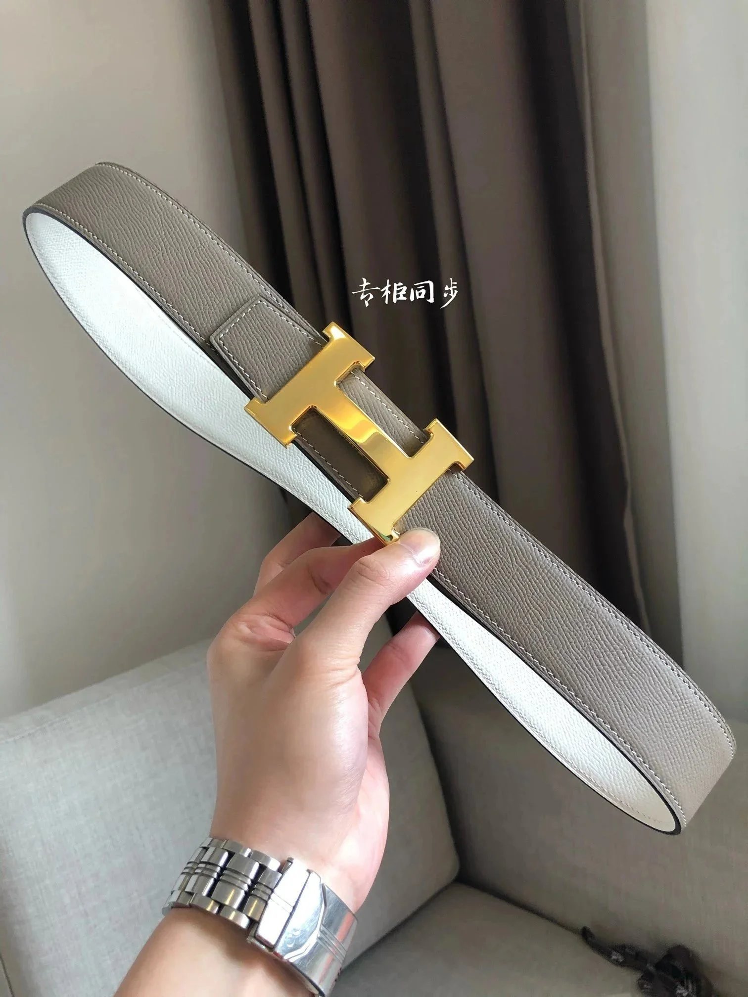 Hermès Belts 38 mm Reversible Leather H-Buckle Belt image 3