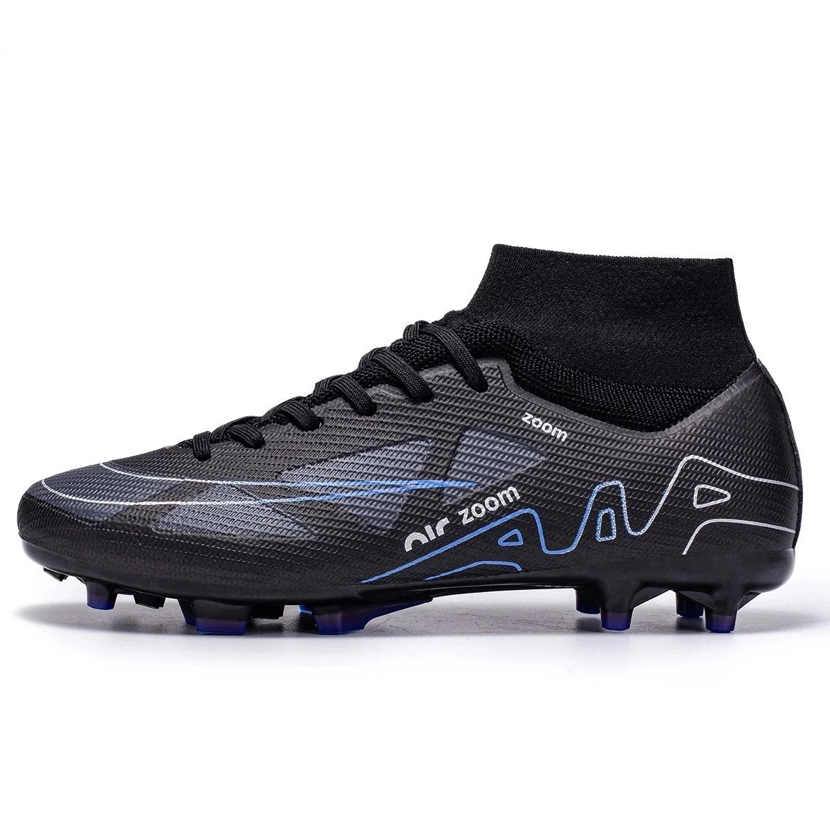 Nike Sneakers Air Zoom high-top football cleats — Black Long Nail