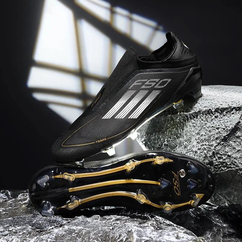 Unbranded Boots F50 Laceless Studded Football image 3