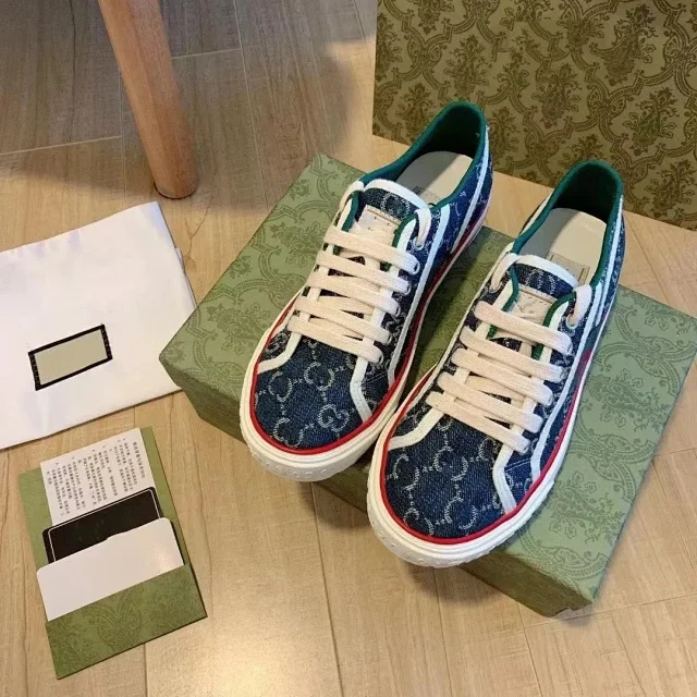 Gucci Sneakers Low-Top Canvas Web-Stripe product detail image 10