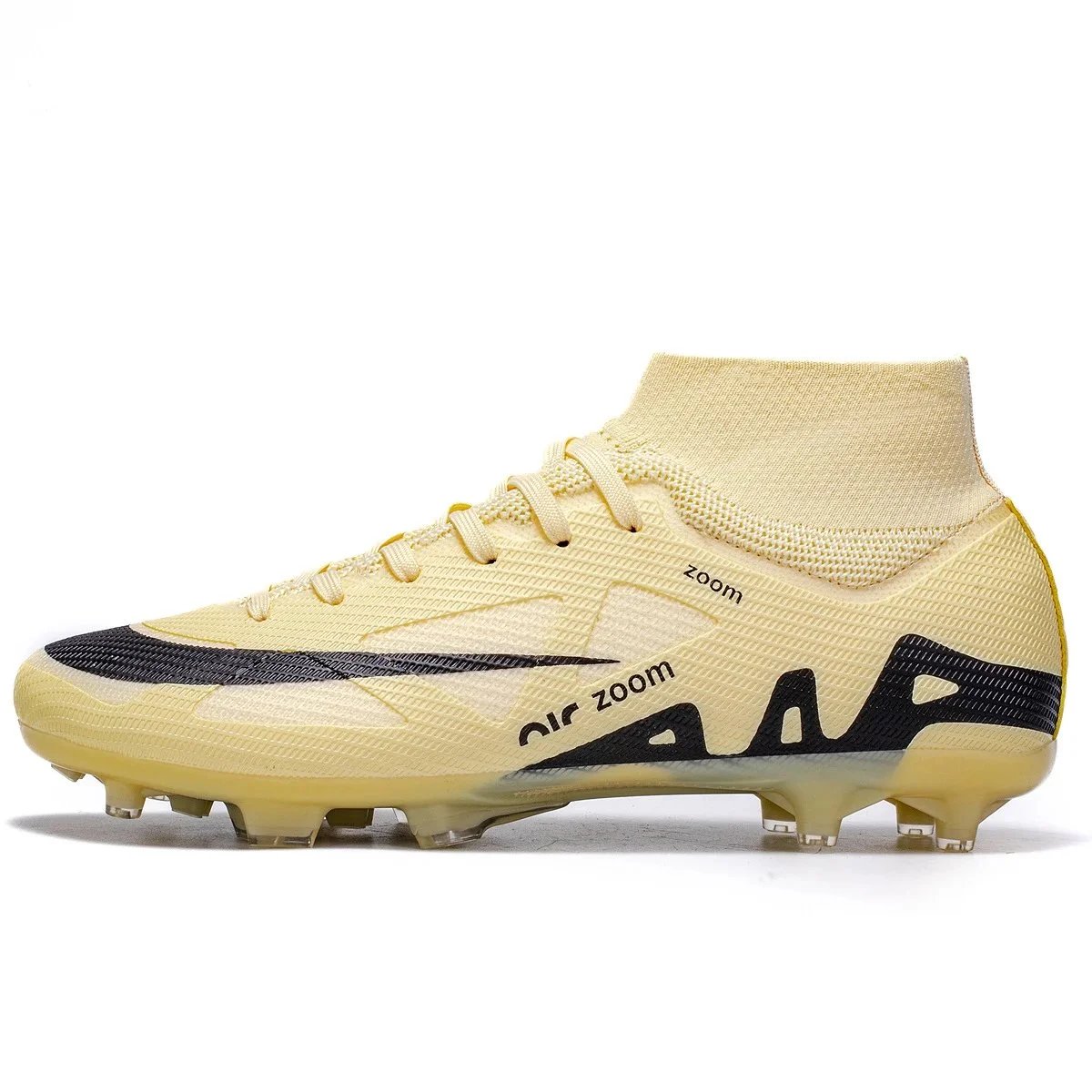 Nike Sneakers Air Zoom high-top football cleats — Rice Black Spike
